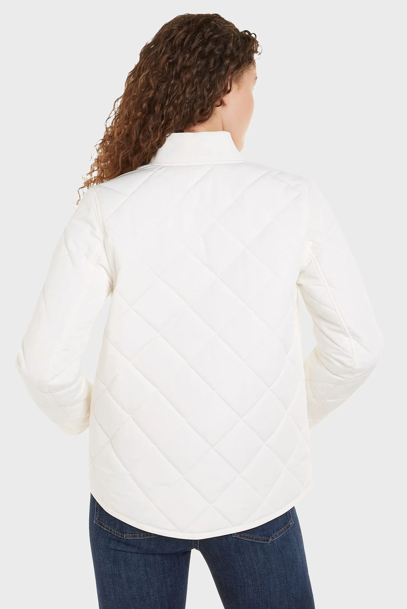 Жіночий білий бомбер LW QUILTED BOMBER JACKET 2