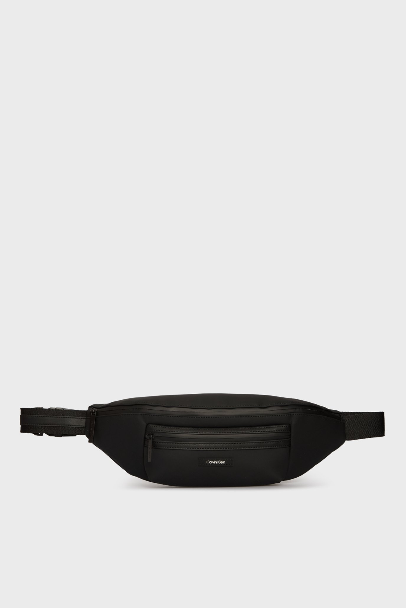 Чоловіча чорна поясна сумка CK ESSENTIAL WAISTBAG RUBBER 1