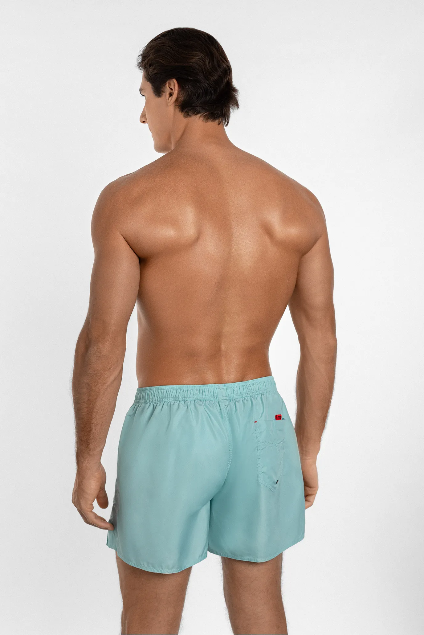 Чоловічі блакитні плавальні шорти 2