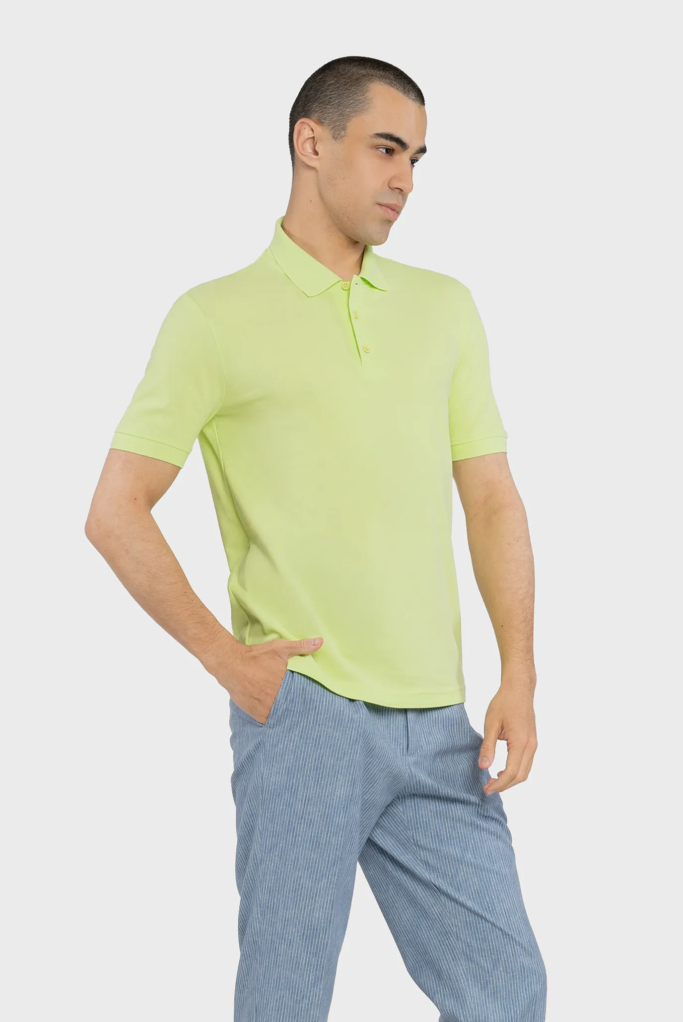 Чоловіче салатове поло 1