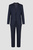 Чоловічий темно-синій вовняний костюм (піджак, брюки)