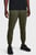 Чоловічі оливкові спортивні штани UA Armour Fleece Joggers