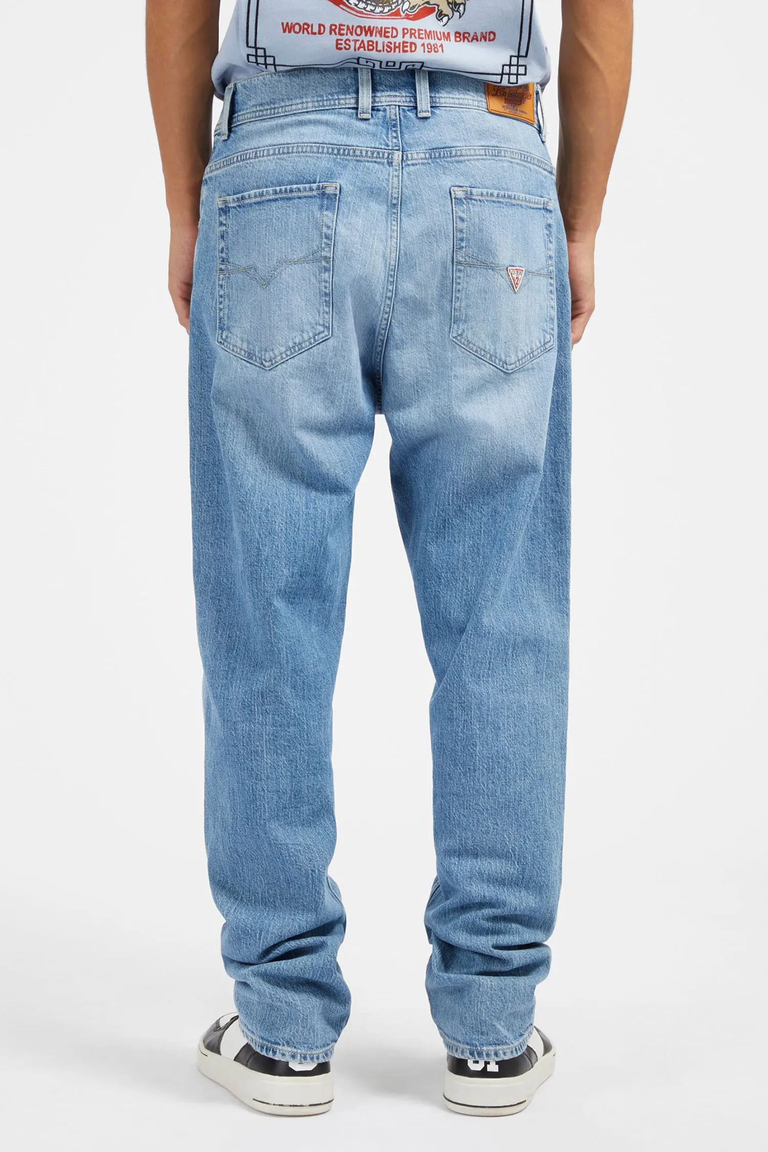 Мужские голубые джинсы 3