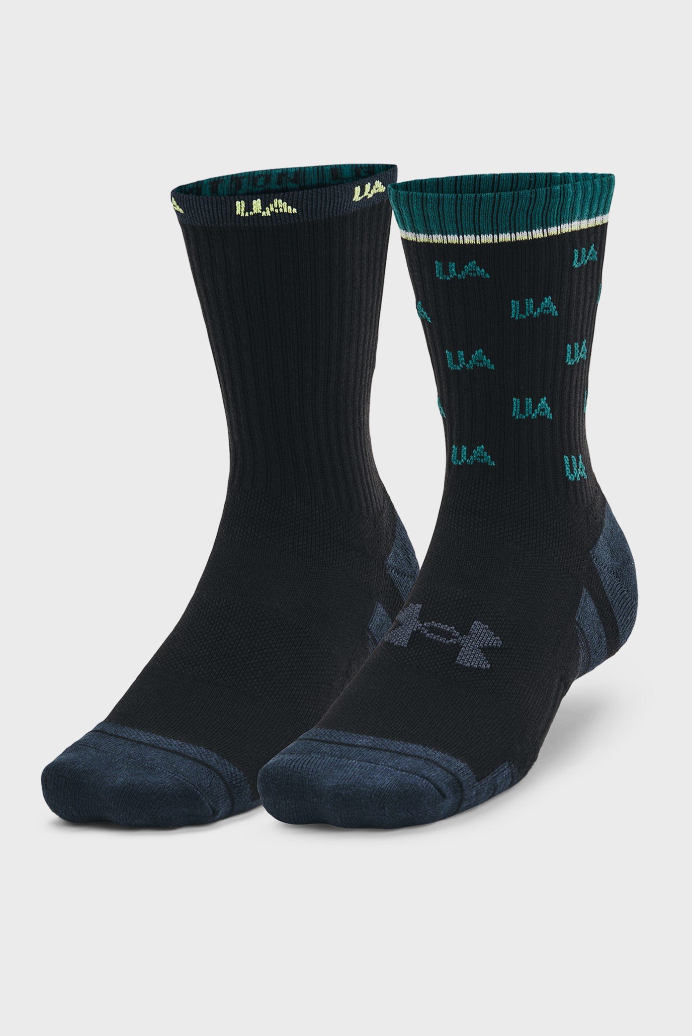 Чорні шкарпетки (2 пари) UA Perf Cotton Nov 1
