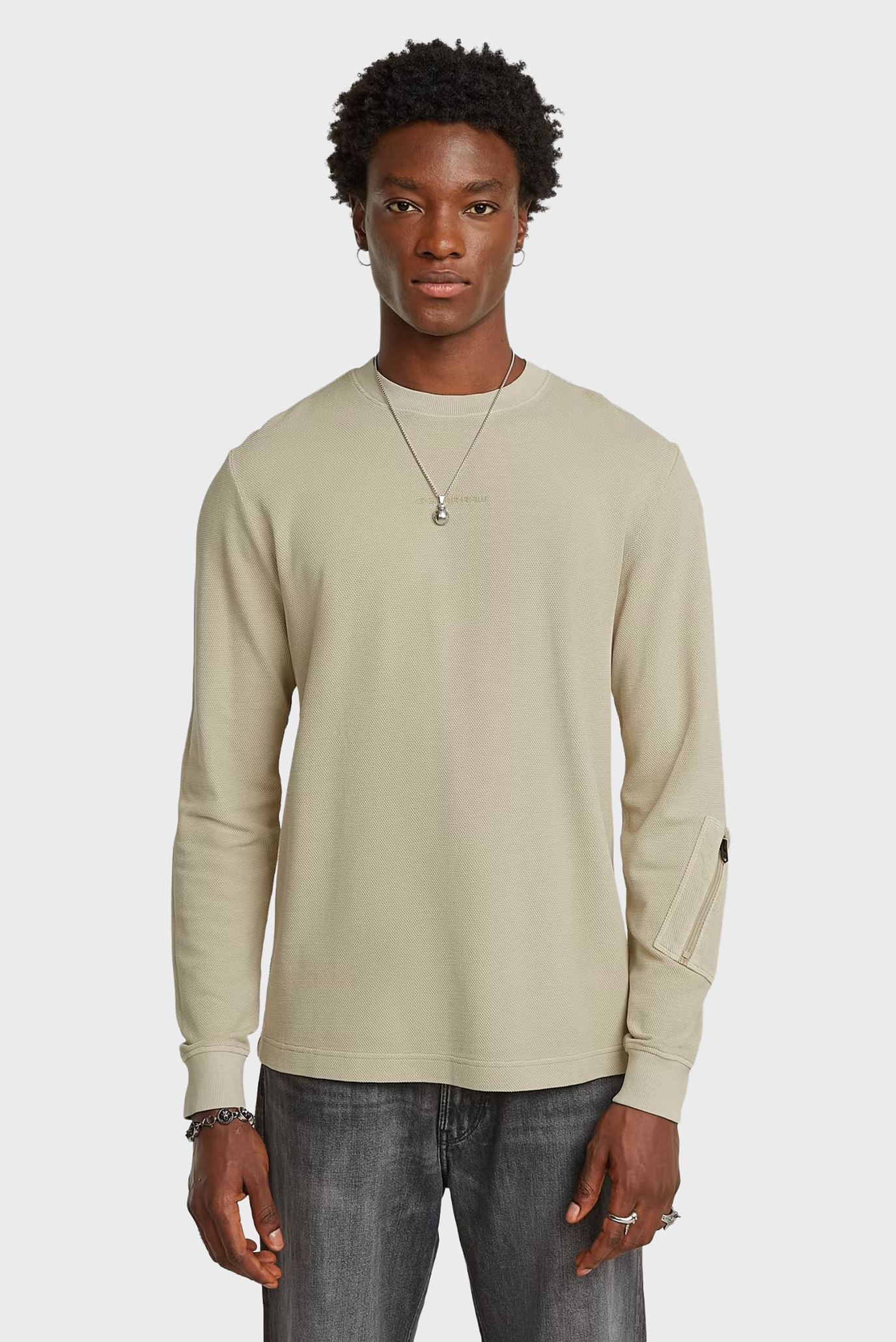 Мужской бежевый свитшот Overdyed Бежевый L G-Star RAW D25966,D895 Мужской бежевый свитшот Overdyed Бежевый L G-Star RAW D25966,D895