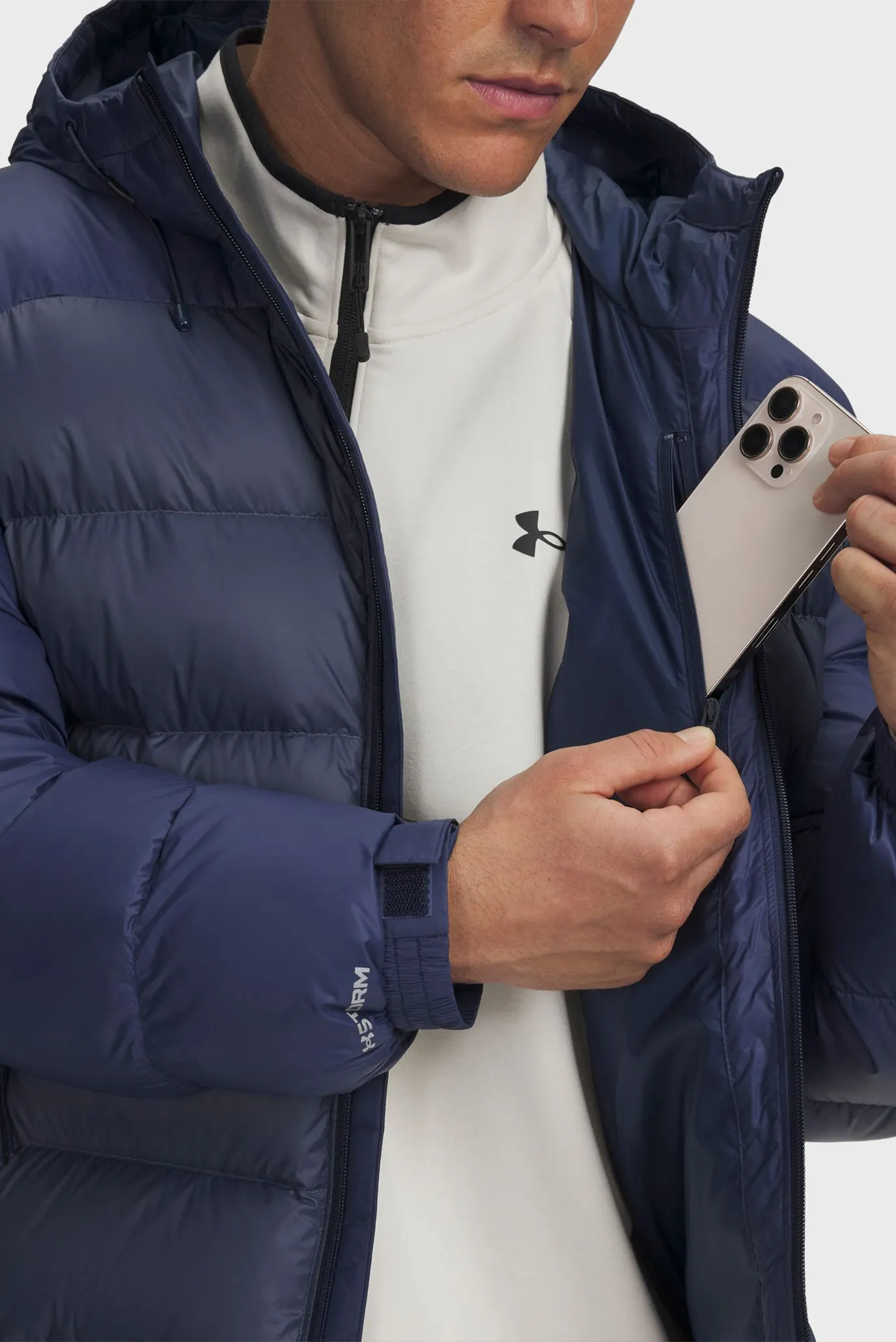 Чоловіча темно-синя куртка UA Sportswear Down Jkt 5