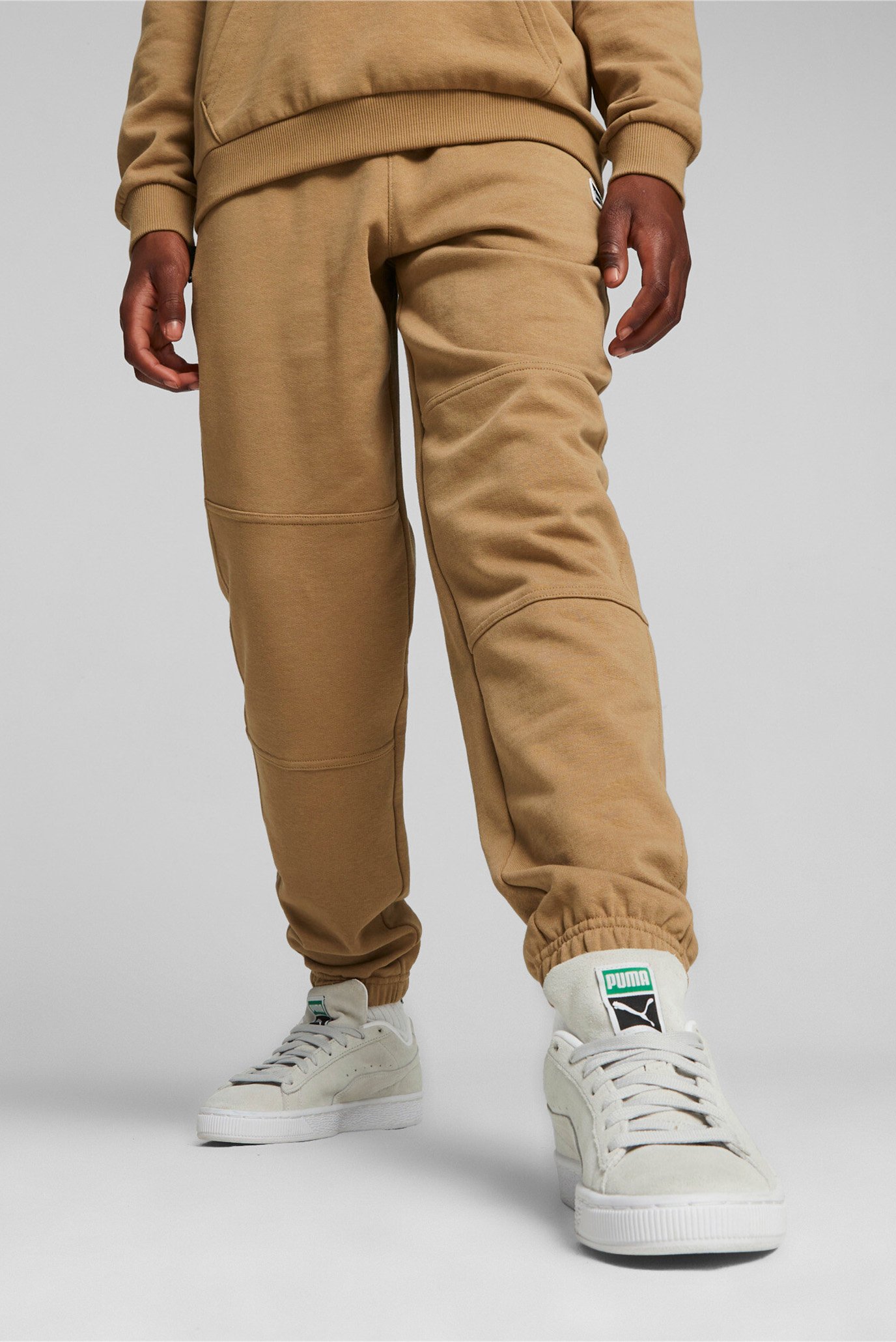 Детские коричневые спортивные брюки Downtown Youth Sweatpants 1