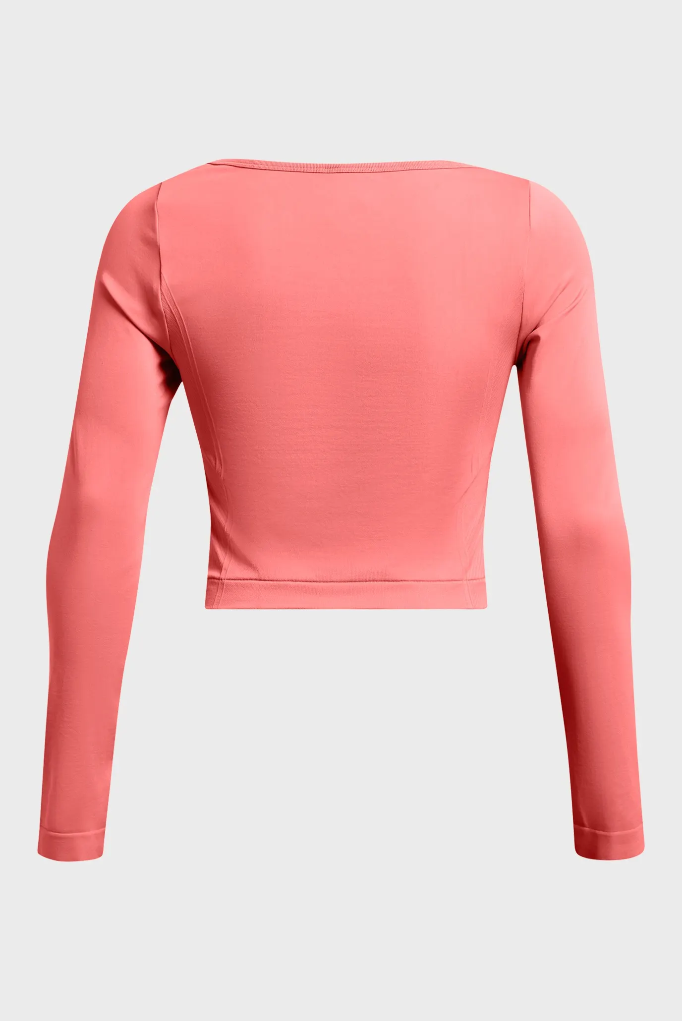 Жіночий кораловий лонгслів UA Train Seamless LS 5