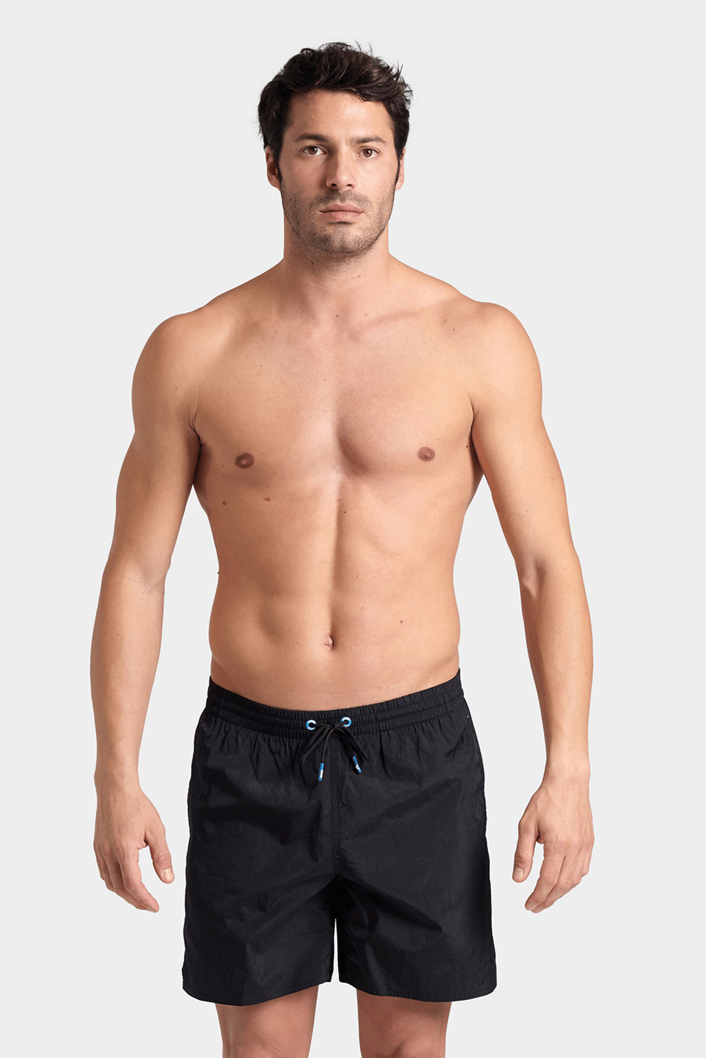 Чоловічі чорні плавальні шорти 1