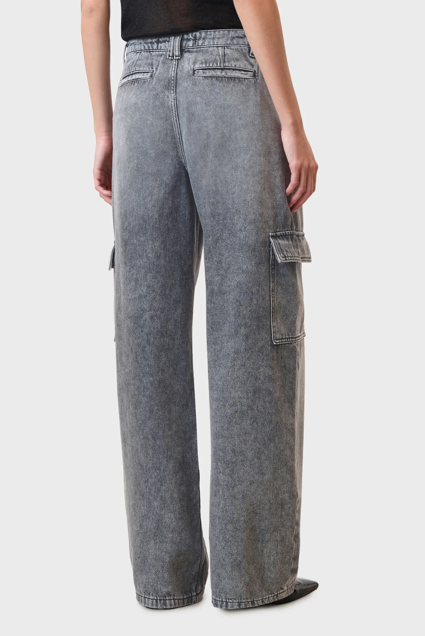 Женские серые джинсы 3