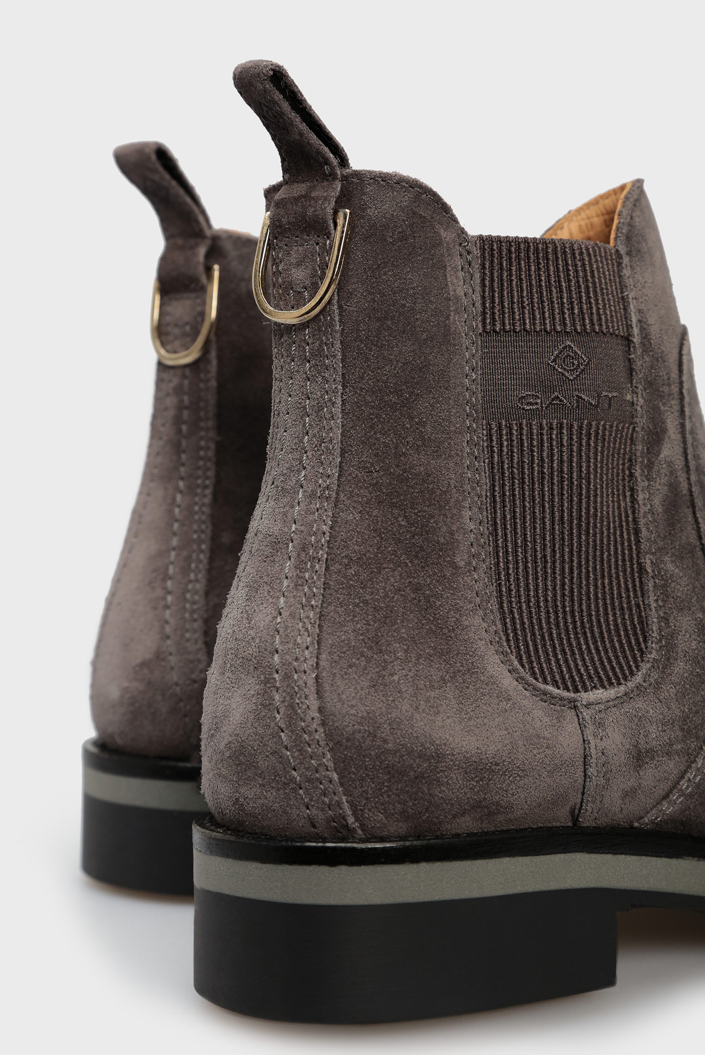 Женские серые замшевые челси MALIIN Gant 21553953 — MD-Fashion