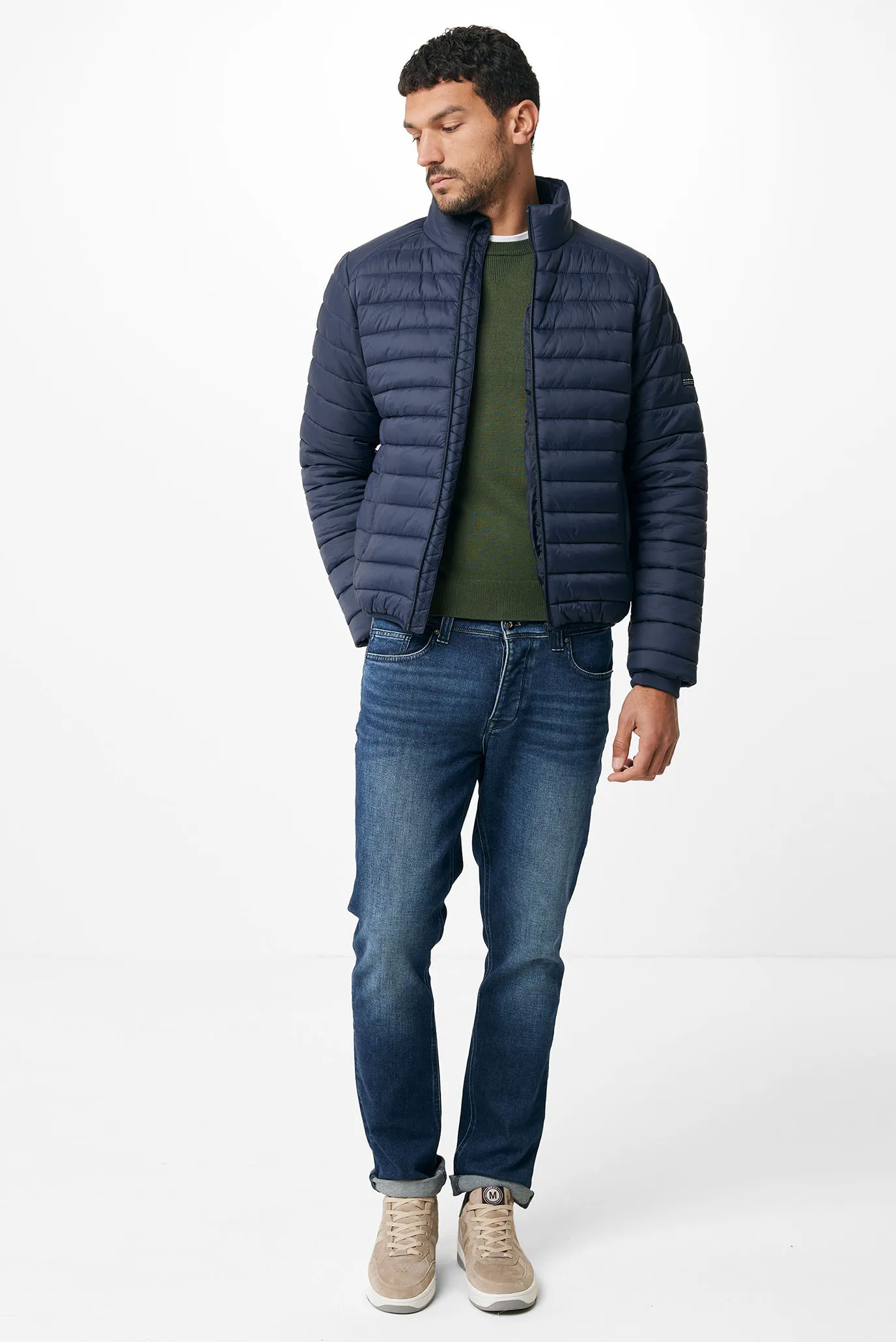 Чоловіча темно-синя куртка 2