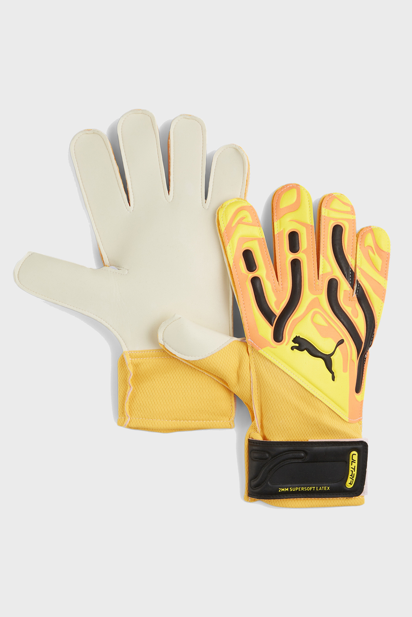 Оранжевые вратарские перчатки PUMA ULTRA Play RC Goalkeeper Gloves 1