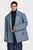 Женское голубое шерстяное пальто Heavy wool Oversized Blazer