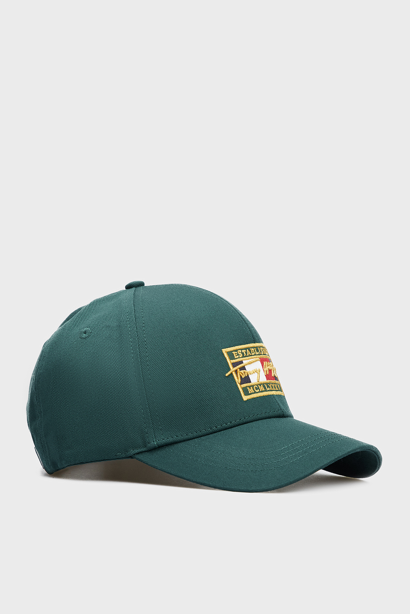 Мужская зеленая кепка TH PATCH SIGNATURE CAP 1