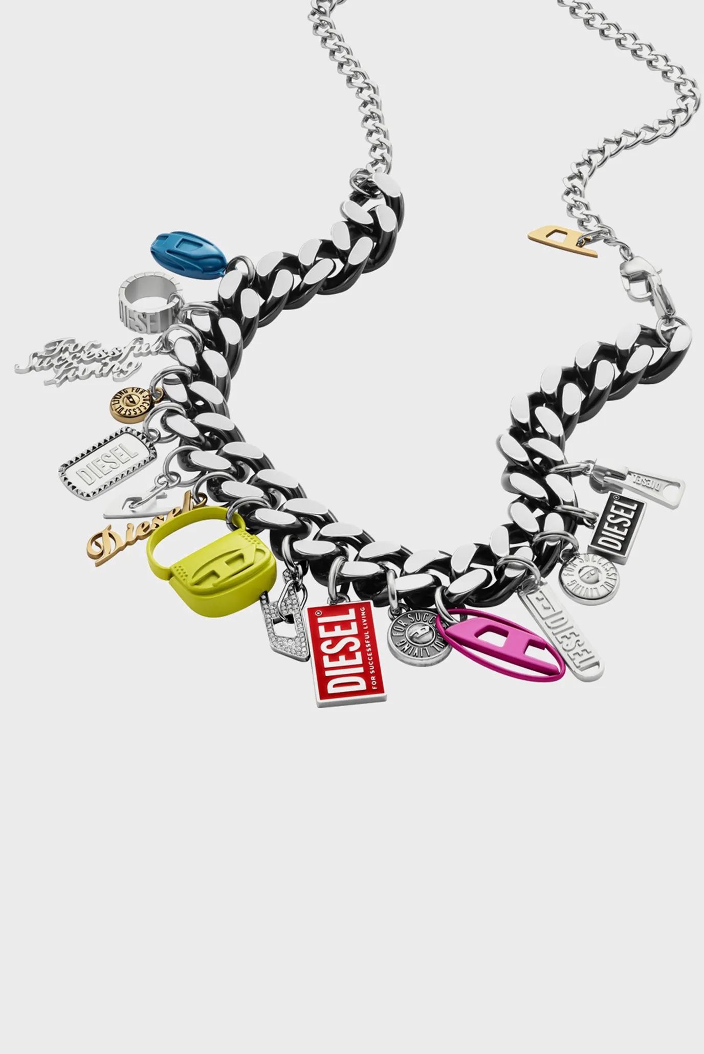 Серебристое ожерелье CHAIN 2