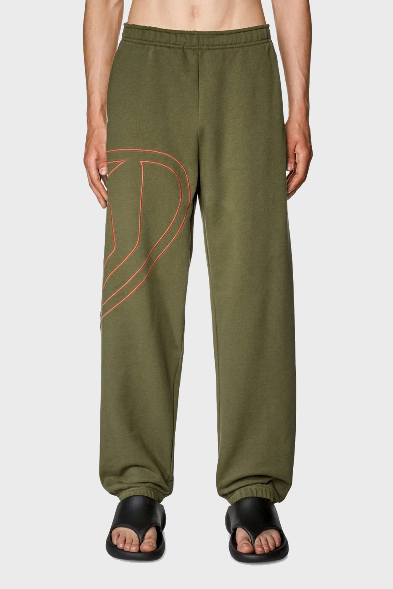 Мужские зеленые спортивные брюки P-MARKY-MEGOVAL-D TROUSERS 1