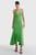 Жіноча зелена сукня THL POP COLOUR RIB SWEATER DRESS