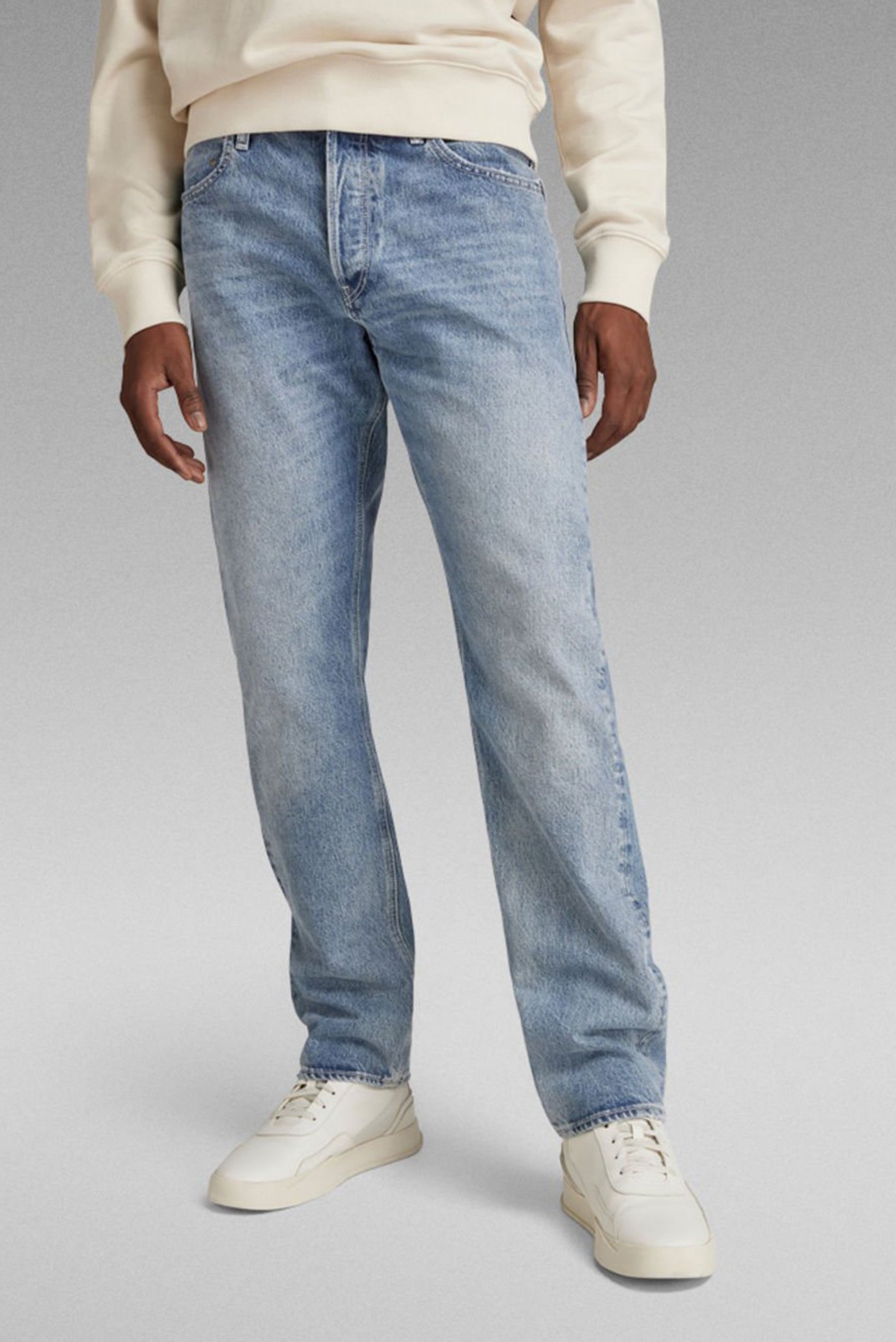 Мужские голубые джинсы Triple A Regular Straight 1