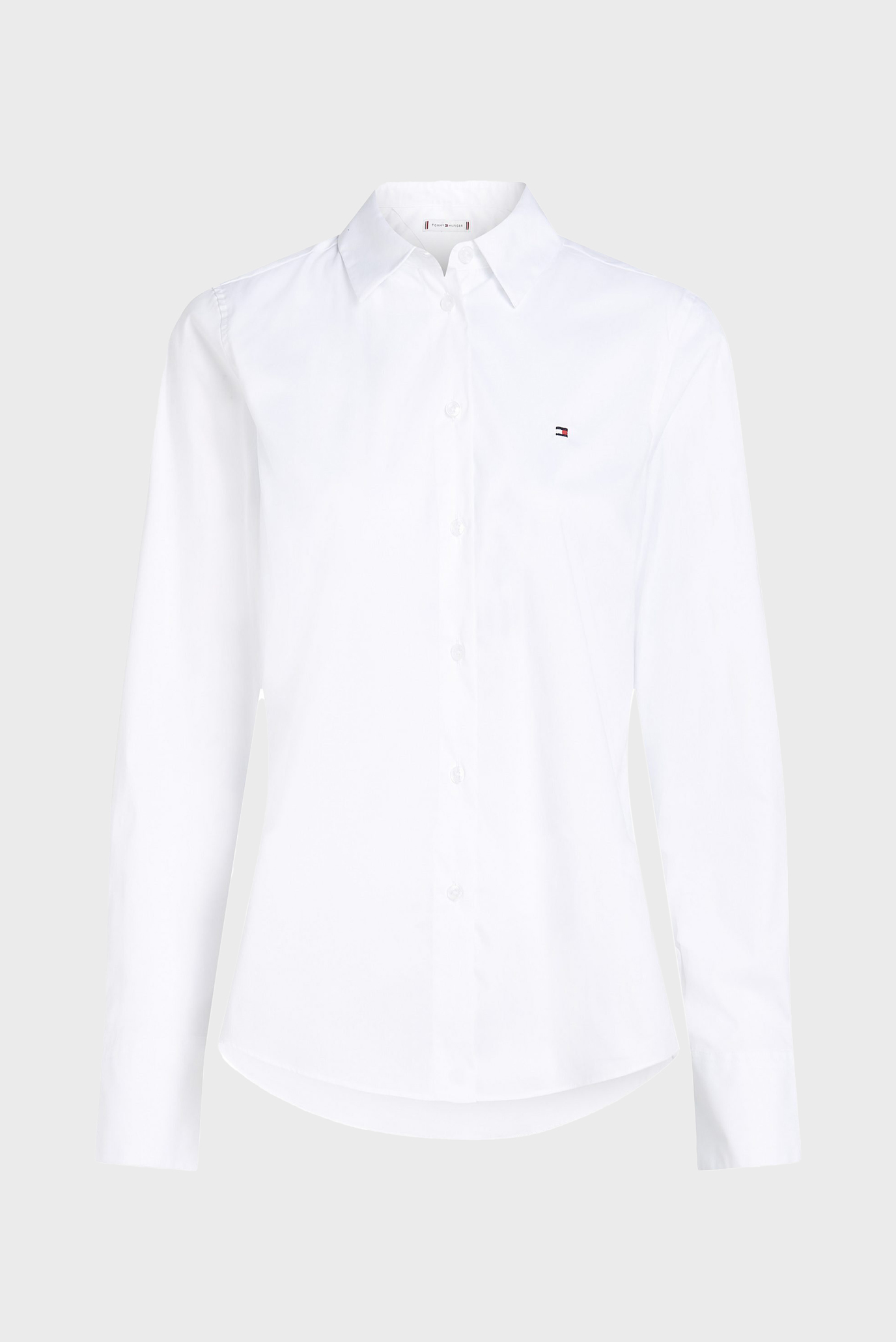 Женская белая рубашка ESS POPLIN REGULAR SHIRT 1