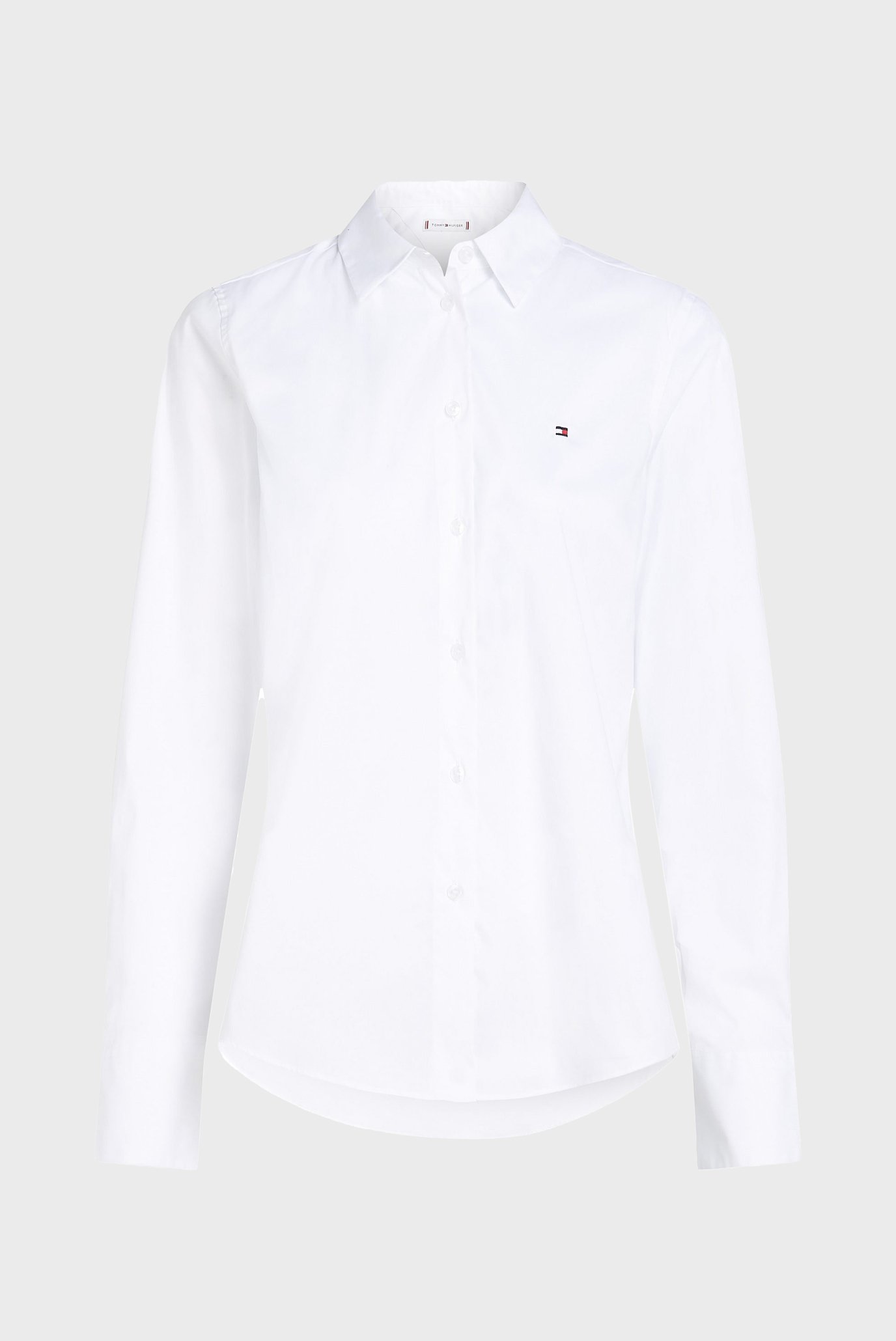 Жіноча біла сорочка ESS POPLIN REGULAR SHIRT 1