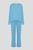 Женский голубой кашемировый костюм (джемпер, брюки)