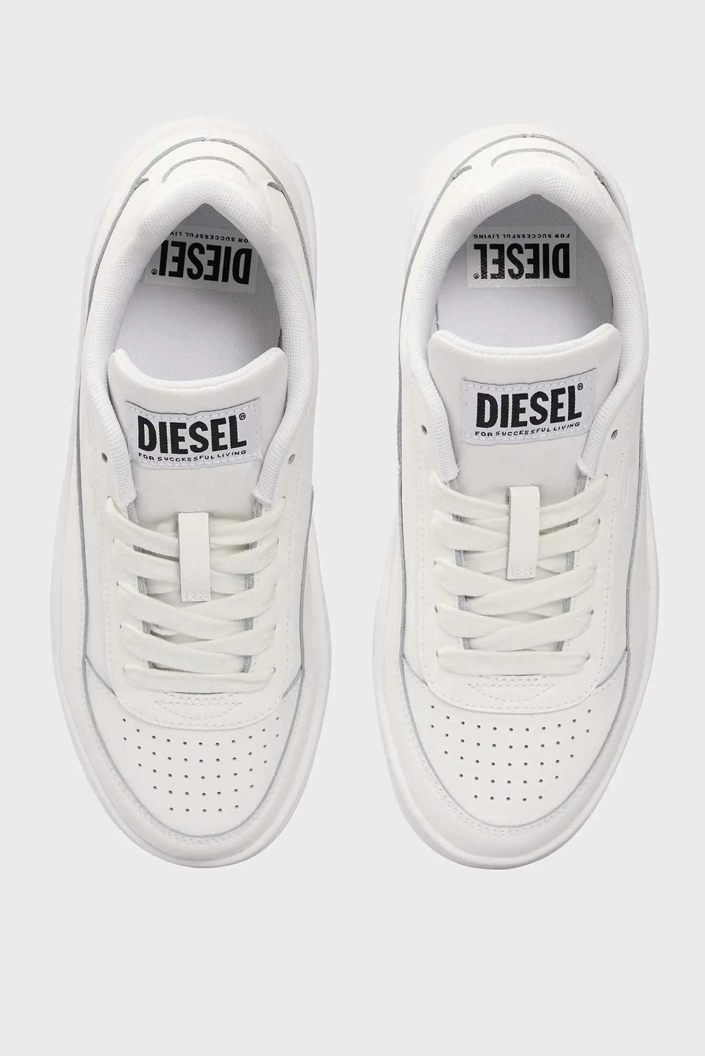 Жіночі білі шкіряні снікерси S-TRACKER-D LOW W 4