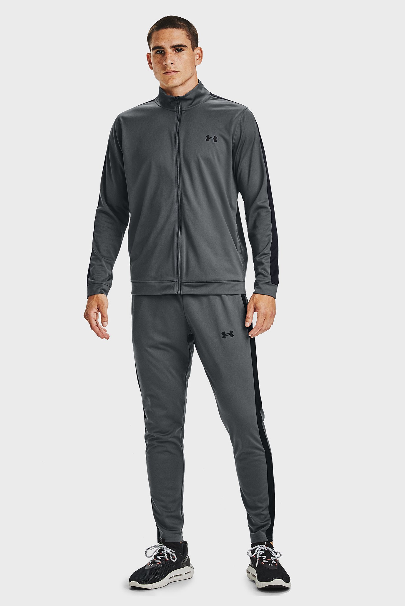 Мужской серый спортивный костюм (кофта, брюки) UA EMEA Track 1