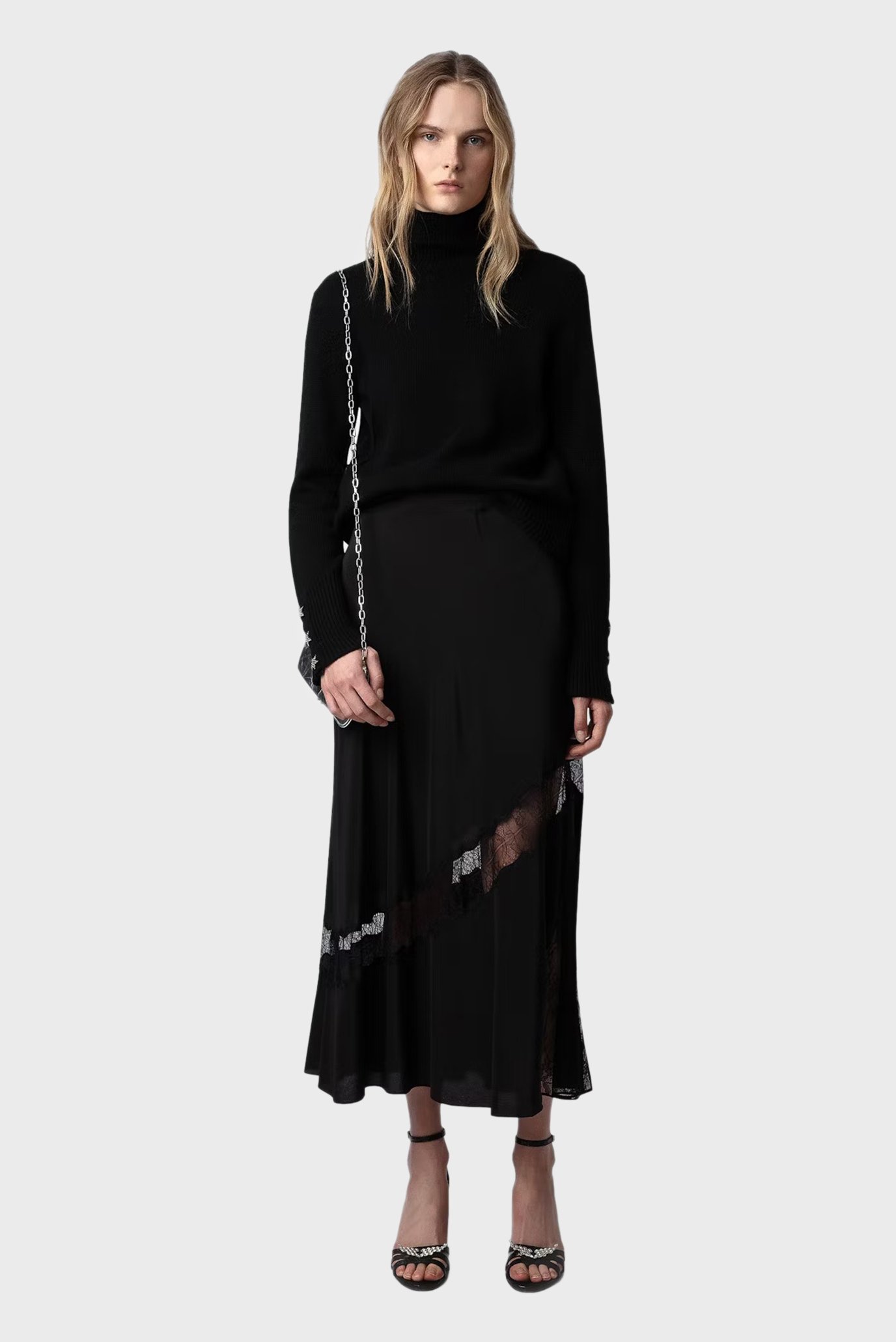 Женская черная шелковая юбка Jaylal Черный 36 ZADIG&VOLTAIRE WWSK00364_NOIRFW25 Женская черная шелковая юбка Jaylal Черный 36 ZADIG&VOLTAIRE WWSK00364_NOIRFW25