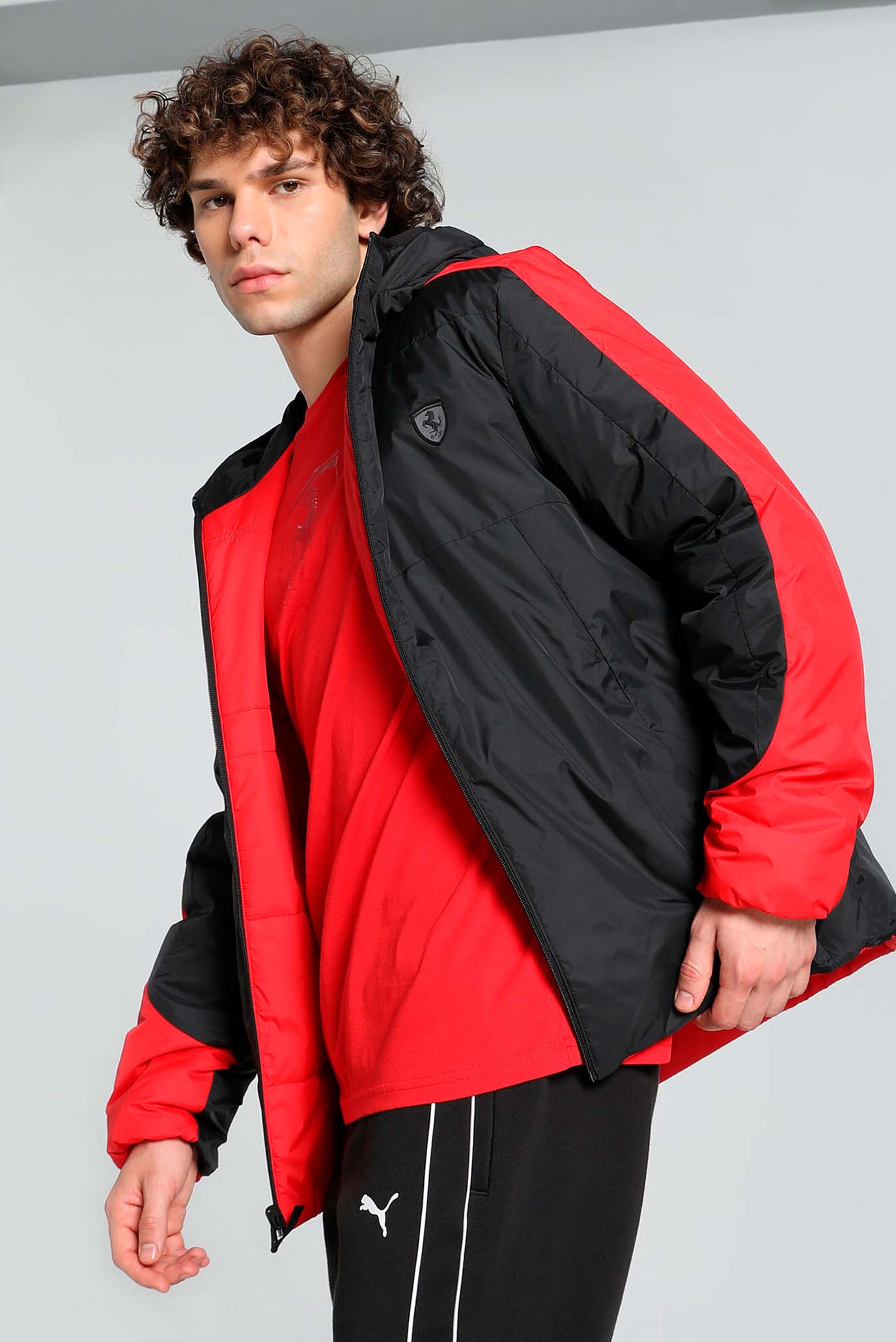 Чоловіча двостороння куртка Scuderia Ferrari Style Padded Jacket Men 1