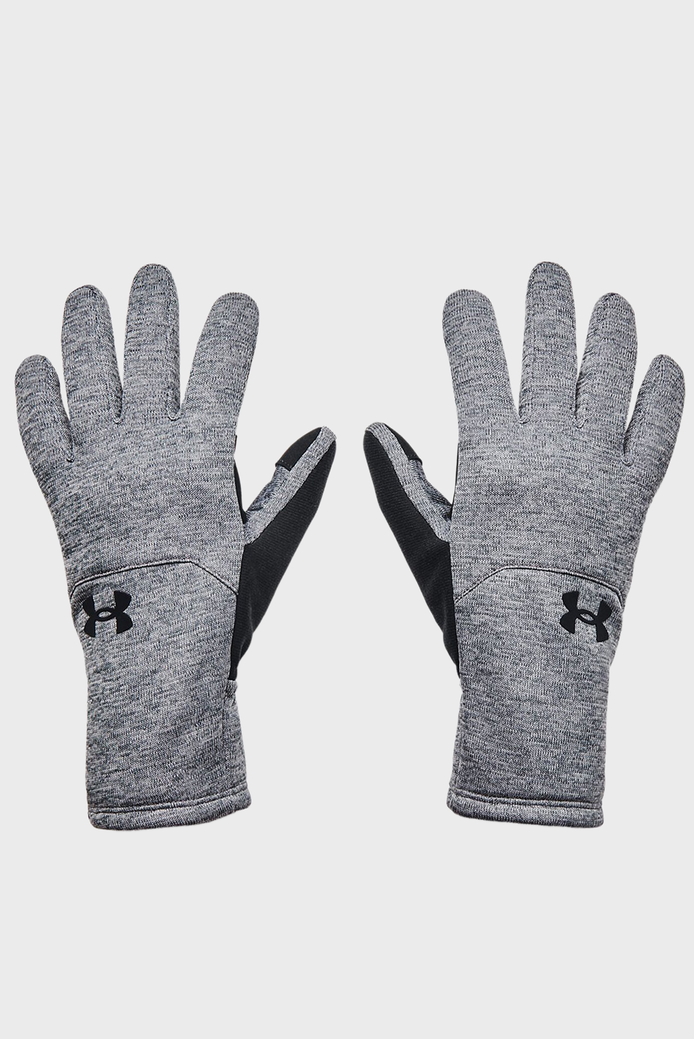 Мужские серые перчатки UA Storm Fleece Gloves 1