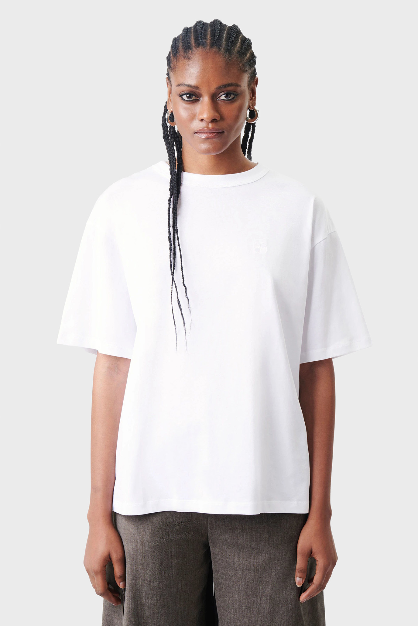 Женская белая футболка LEHAN 1