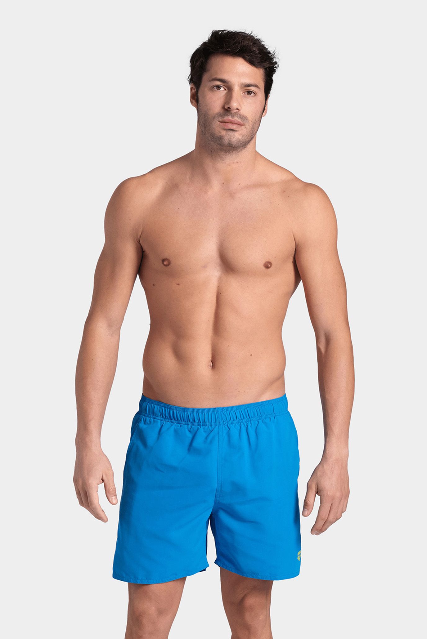 Мужские синие плавательные шорты FUNDAMENTALS BOXER R 1