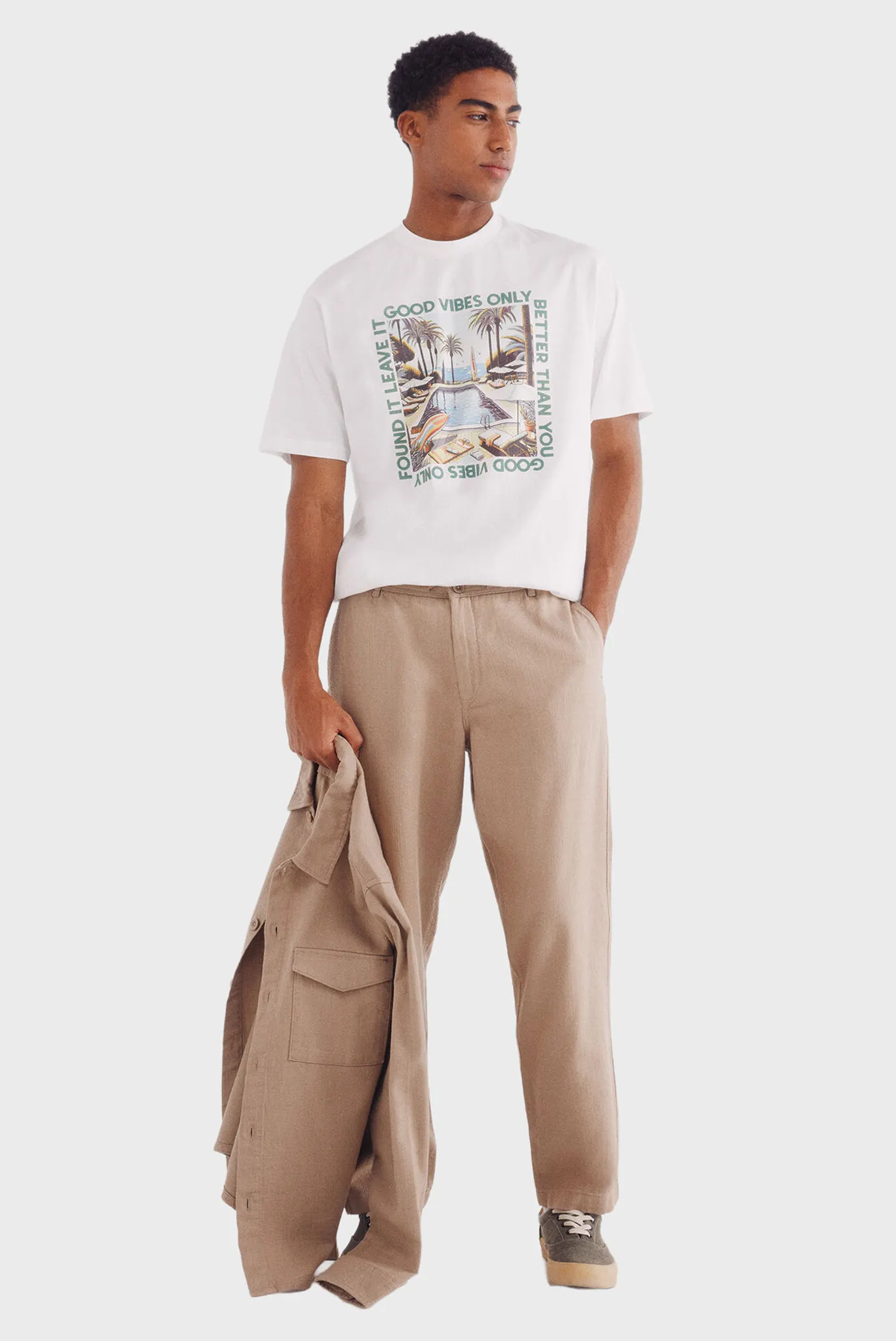 Мужская белая футболка Good Lives Only 2