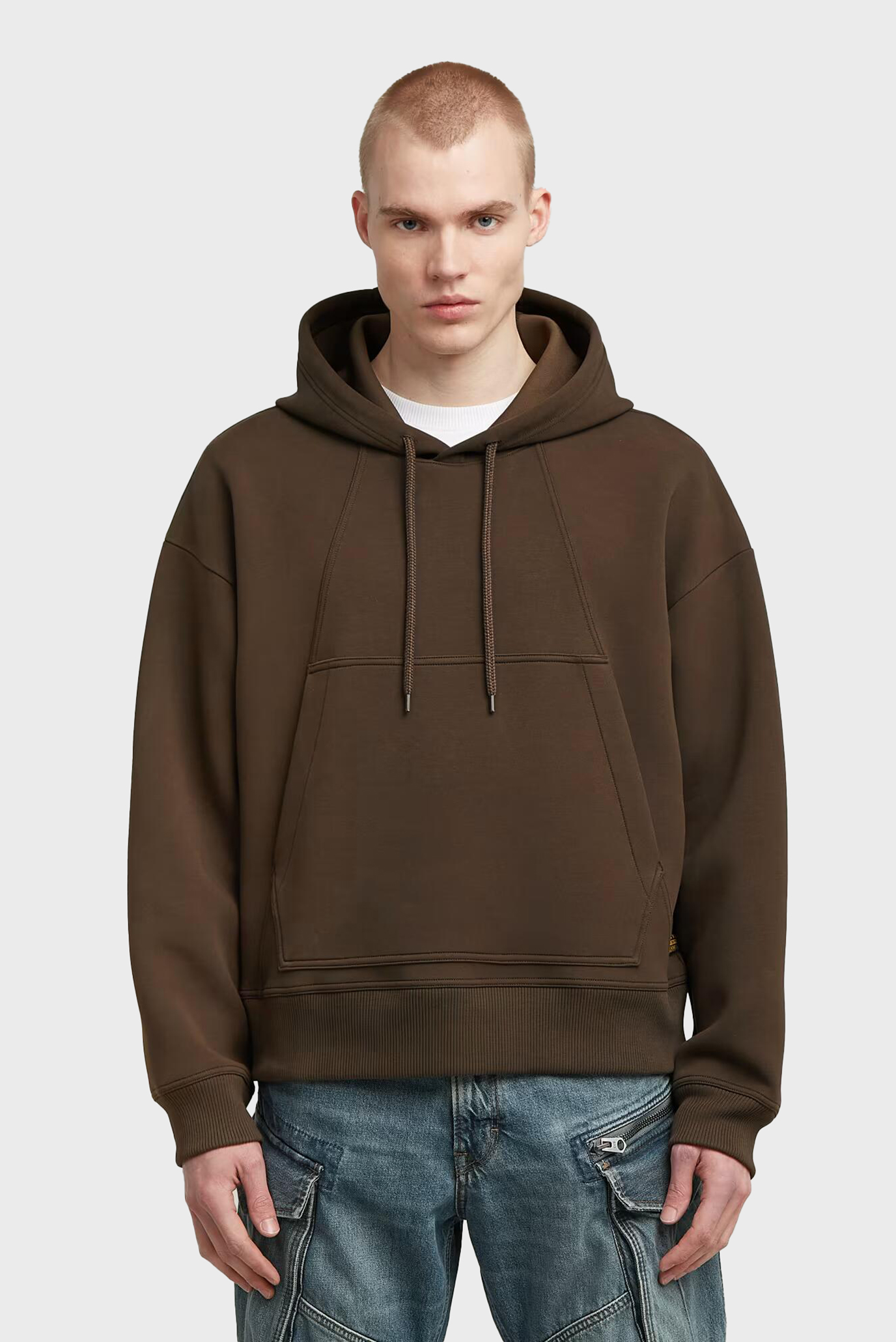 Мужское коричневое худи Scuba Коричневый S G-Star RAW D27093,E309 Мужское коричневое худи Scuba Коричневый S G-Star RAW D27093,E309
