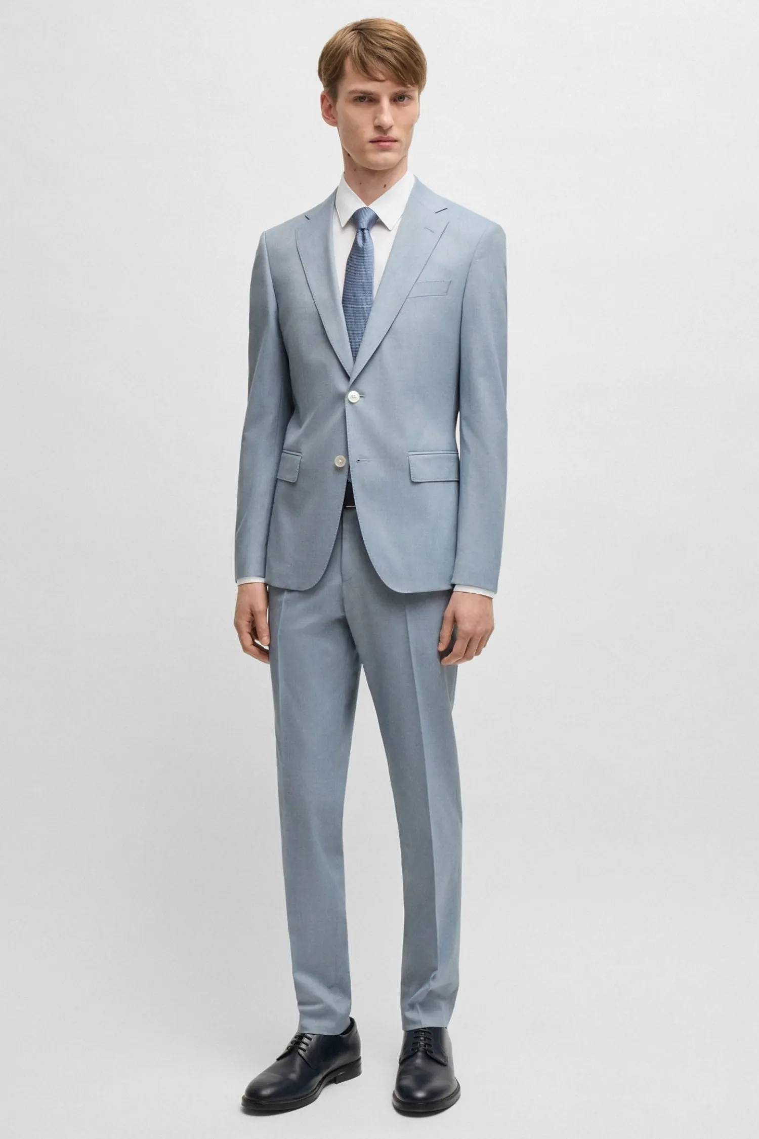 Мужской голубой пиджак 2