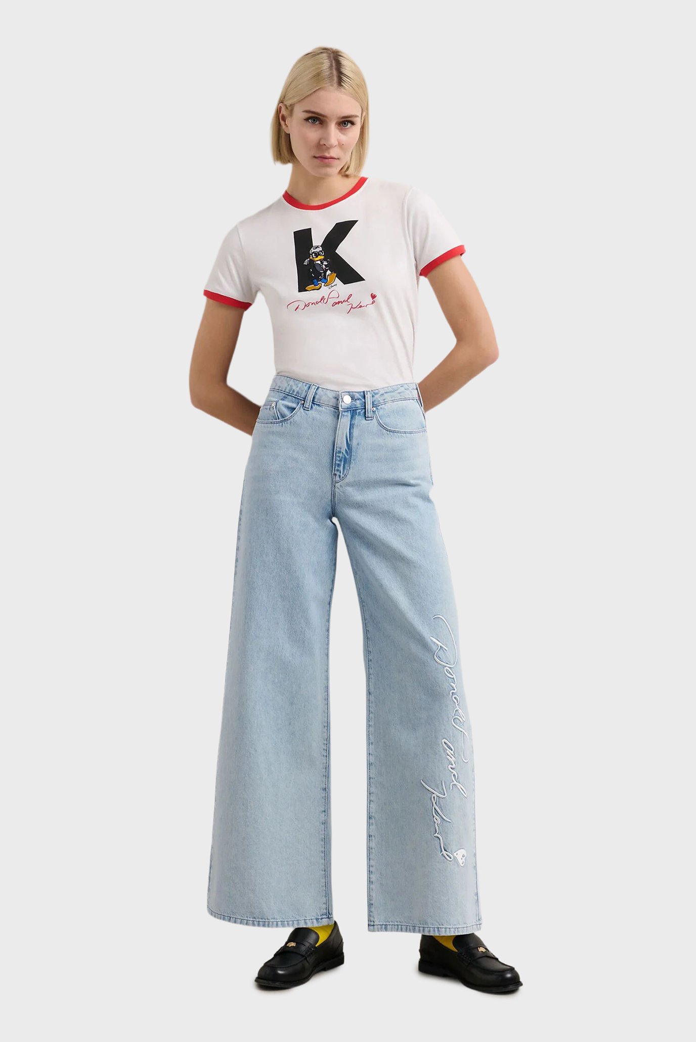 Женские голубые джинсы KL X DISNEY Голубой 25 Karl Lagerfeld A3W10120 Женские голубые джинсы KL X DISNEY Голубой 25 Karl Lagerfeld A3W10120