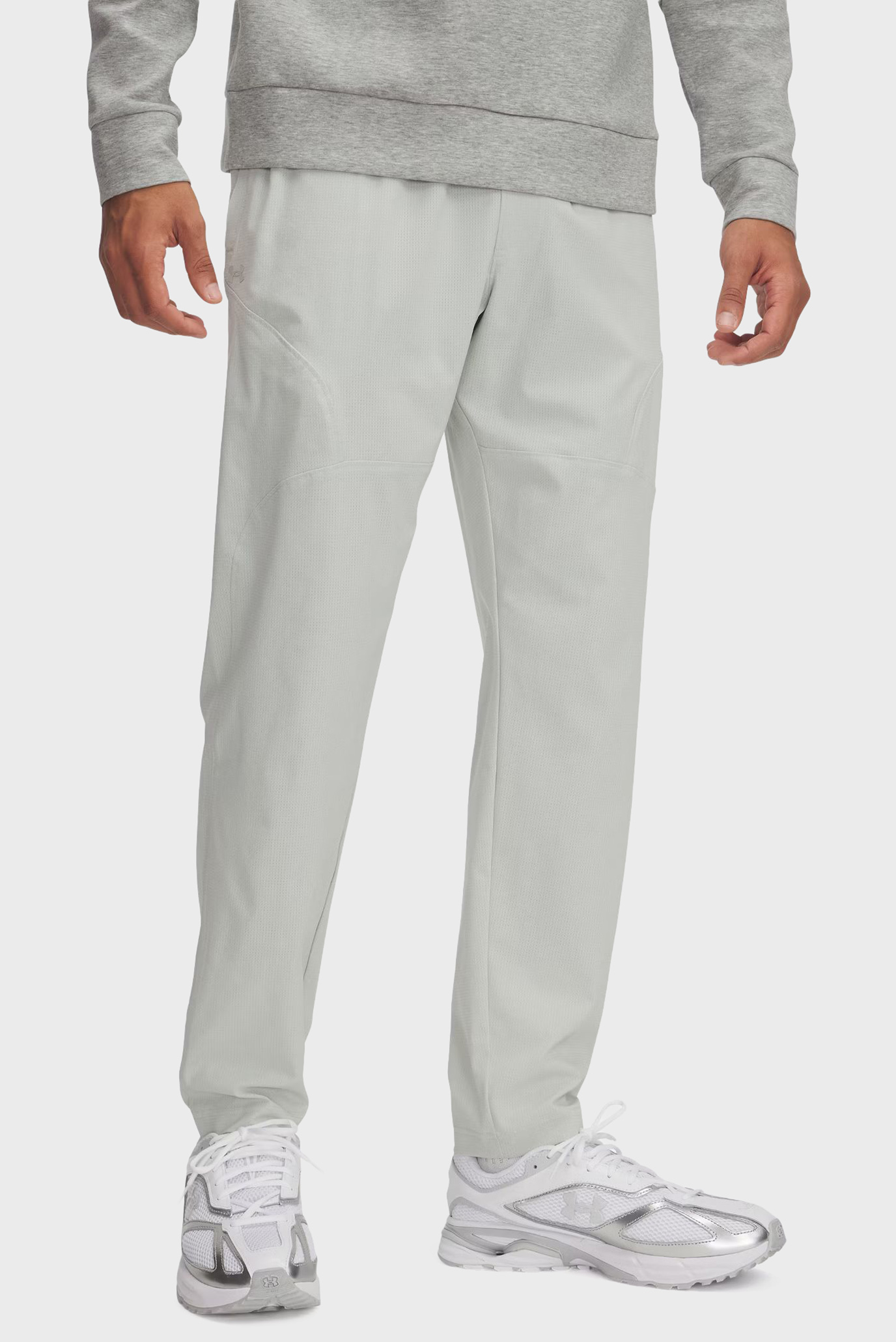 Мужские мятные спортивные брюки UA Unstoppable Vented Taper Ментоловый S Under Armour 1383033-377 Мужские мятные спортивные брюки UA Unstoppable Vented Taper Ментоловый S Under Armour 1383033-377