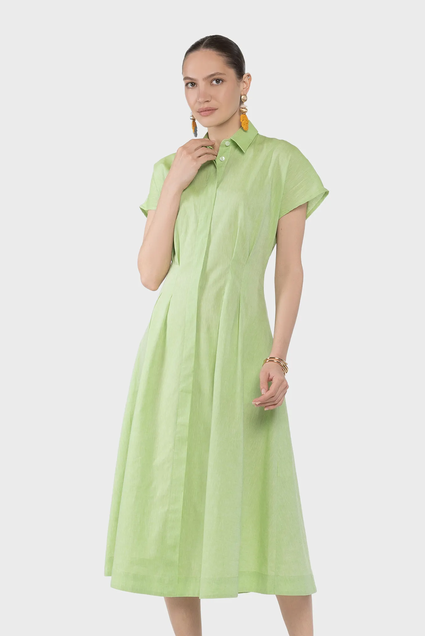 Жіноча салатова сукня 2