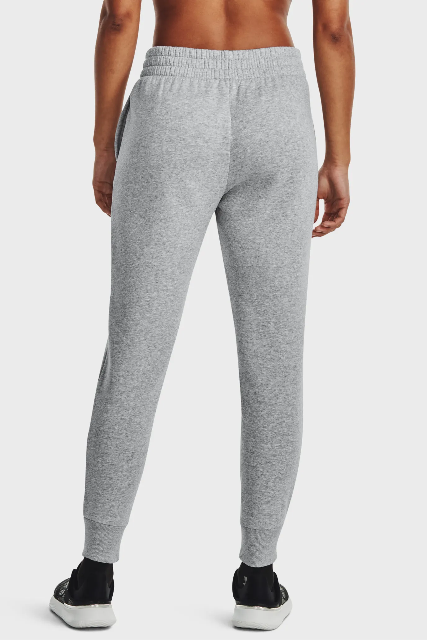 Жіночі сірі спортивні штани UA Rival Fleece Jogger 3