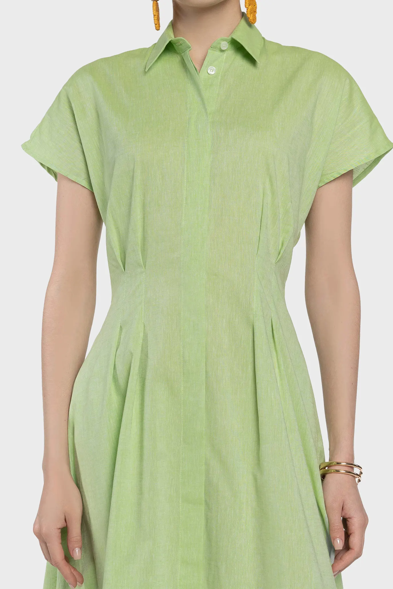 Жіноча салатова сукня 5