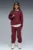 Дитячий бордовий спортивний костюм (світшот, штани) Loungewear Oversized Sweat Suit Youth