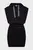 Женское черное платье sless hoodie