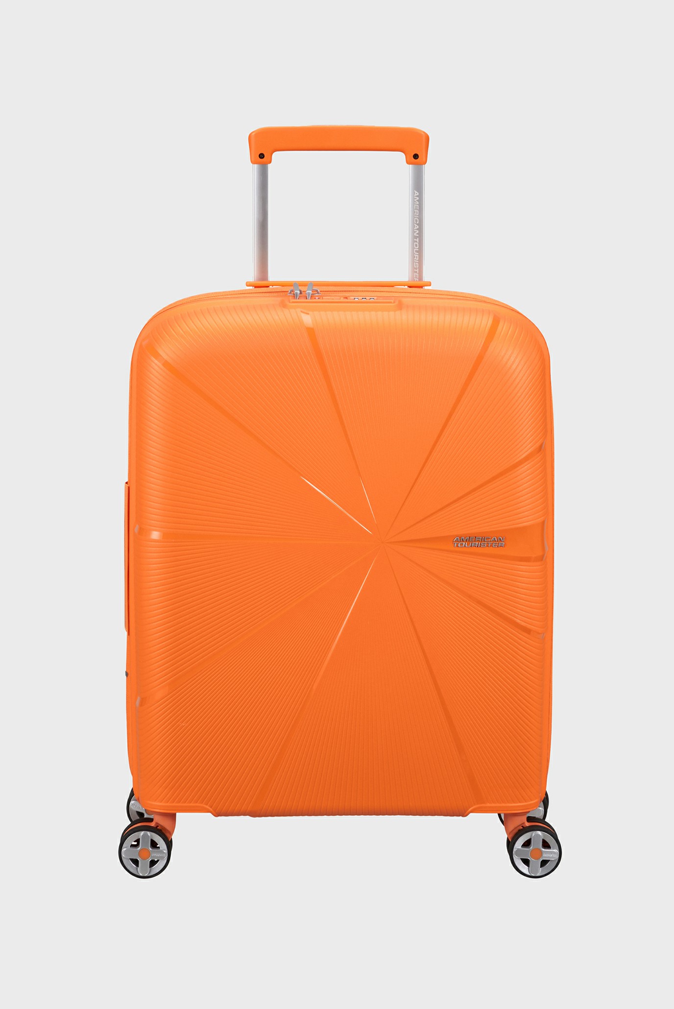 Оранжевый чемодан 55 см STARVIBE 1