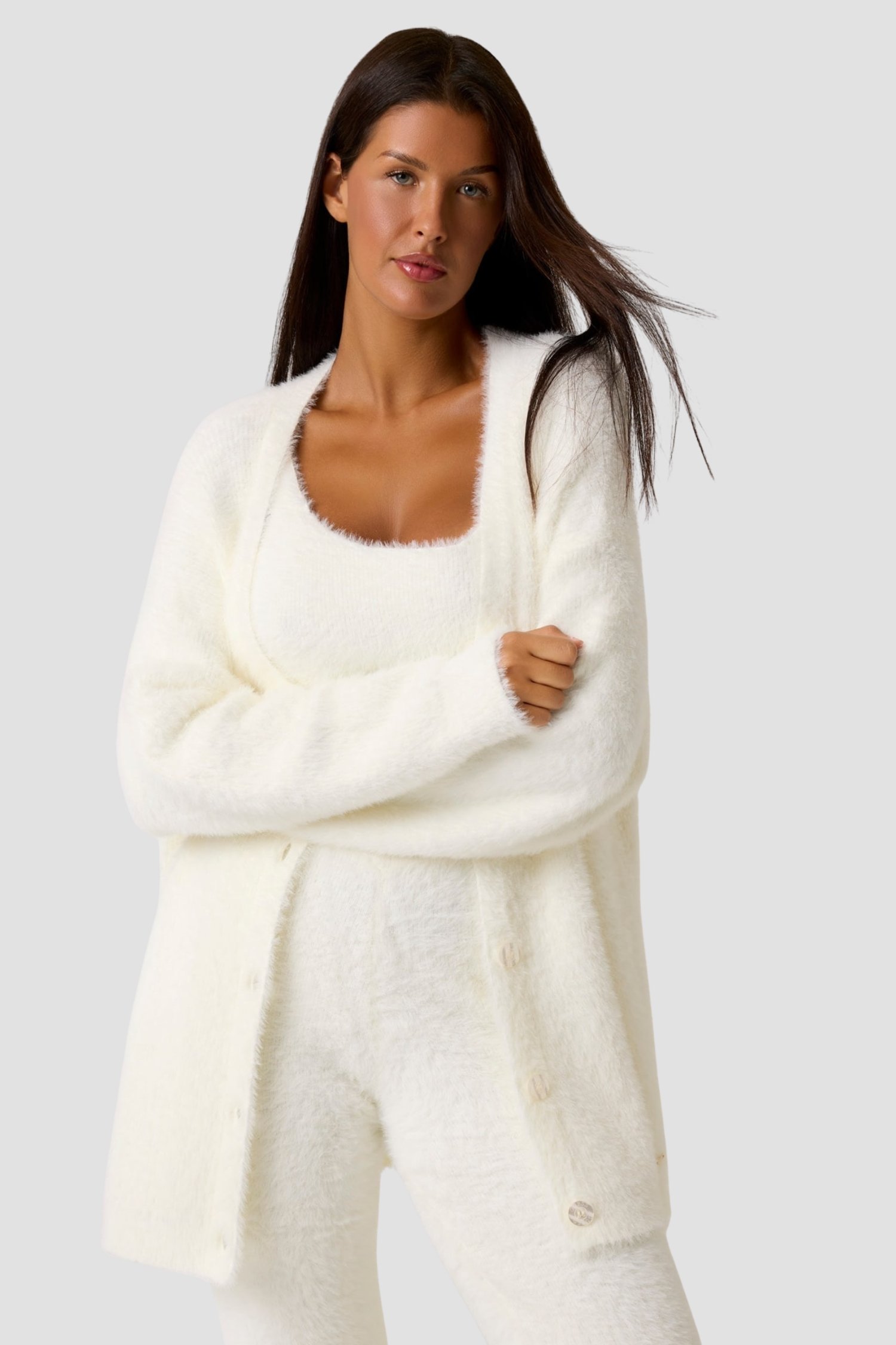 Женский белый кардиган Белый XS Guess O5BR02.Z1282;G018 Женский белый кардиган Белый XS Guess O5BR02.Z1282;G018