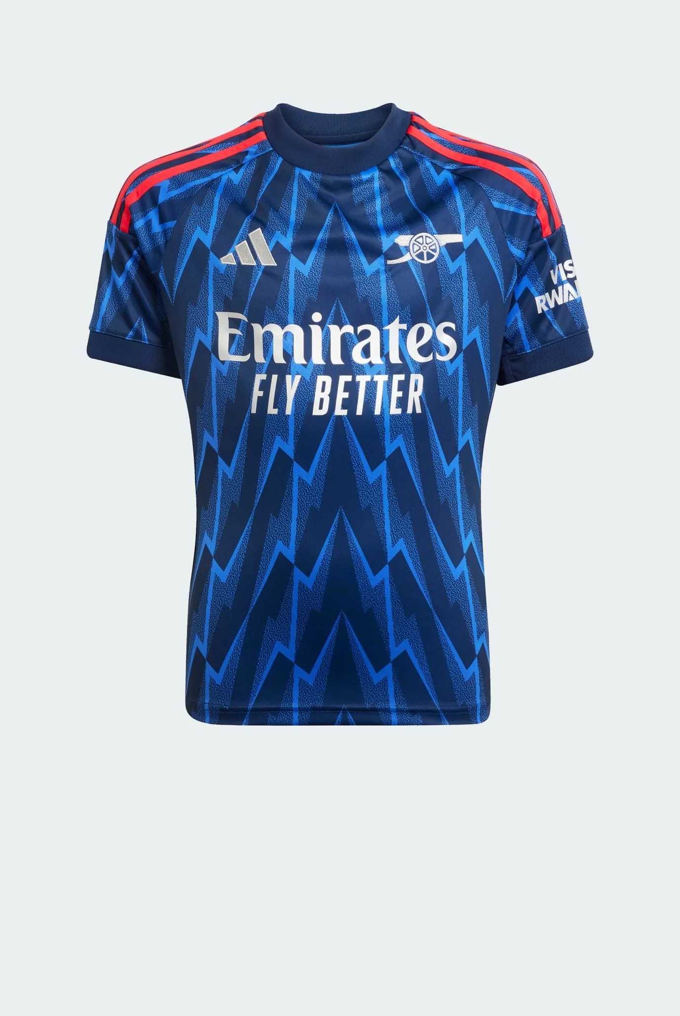 Детская синяя футболка с узором Arsenal 25/26 Away Kids 1