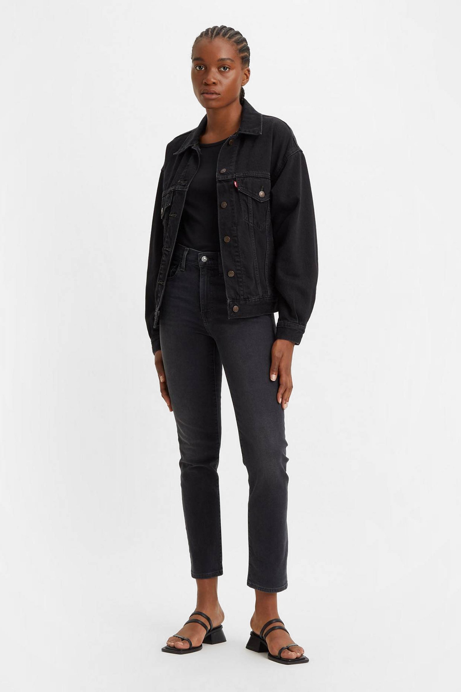Жіночі чорні джинси 
724™ 1