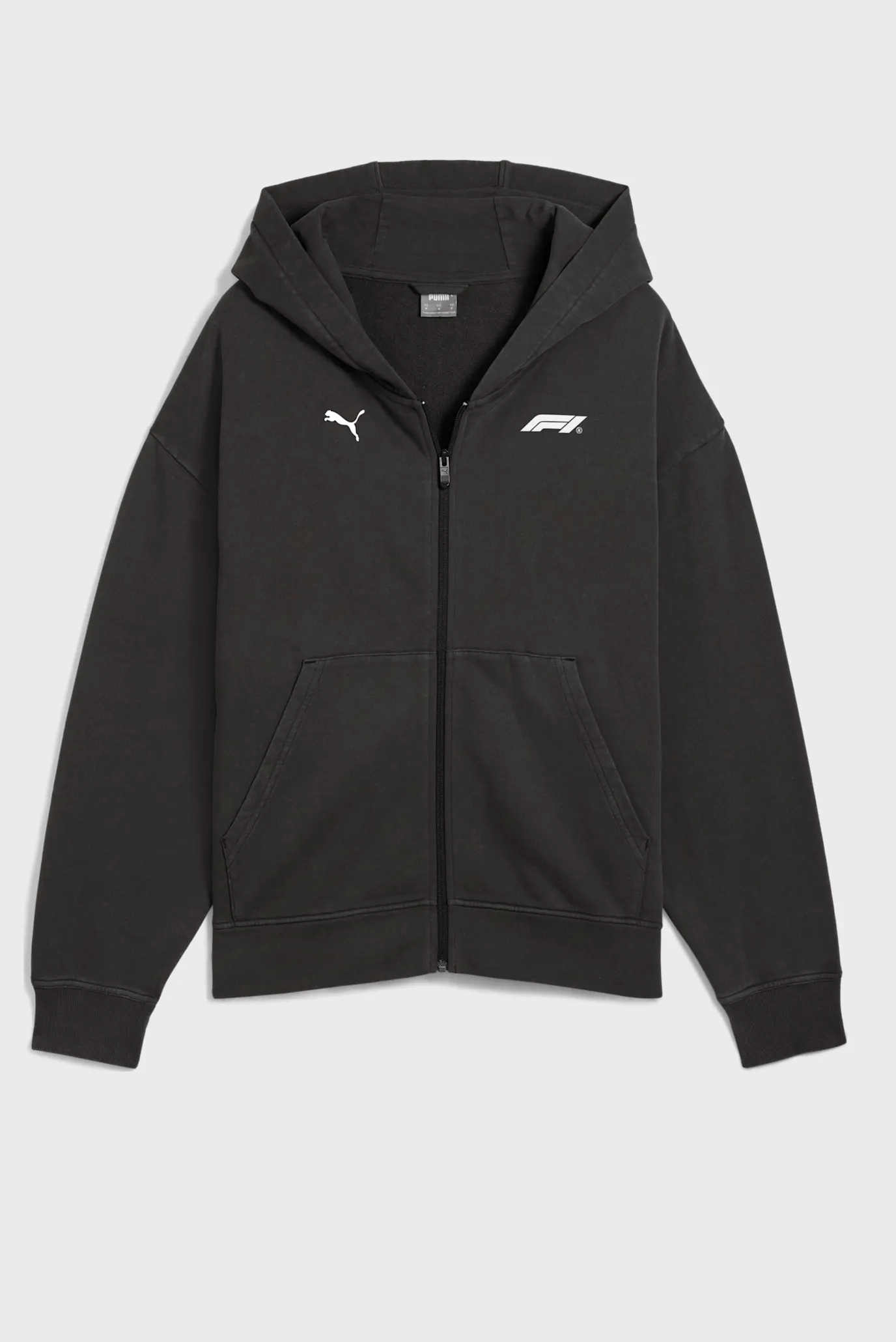 Мужское черное худи F1® Graphic Fullzip Hoodie Men PUMA 630137