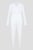 Женский белый спортивный костюм (худи, брюки)