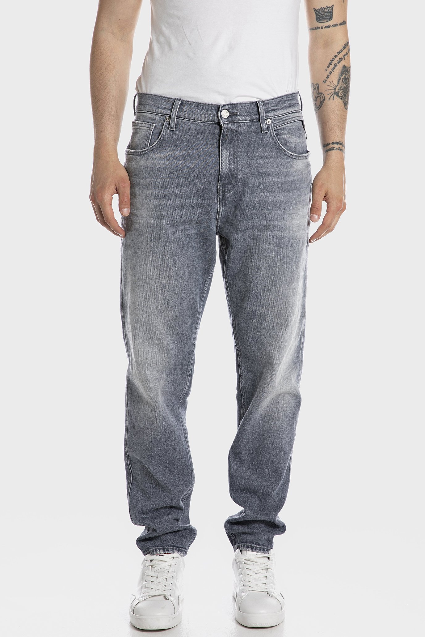 Мужские серые джинсы 1
